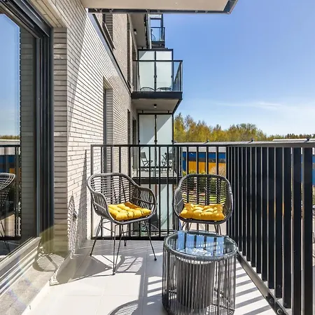 Citystay Nadmotlawie Z Balkonem Appartement Gdańsk